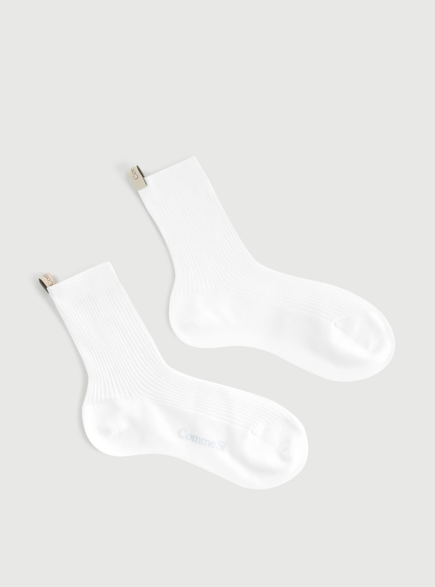 The ribbed cotton ankle socks